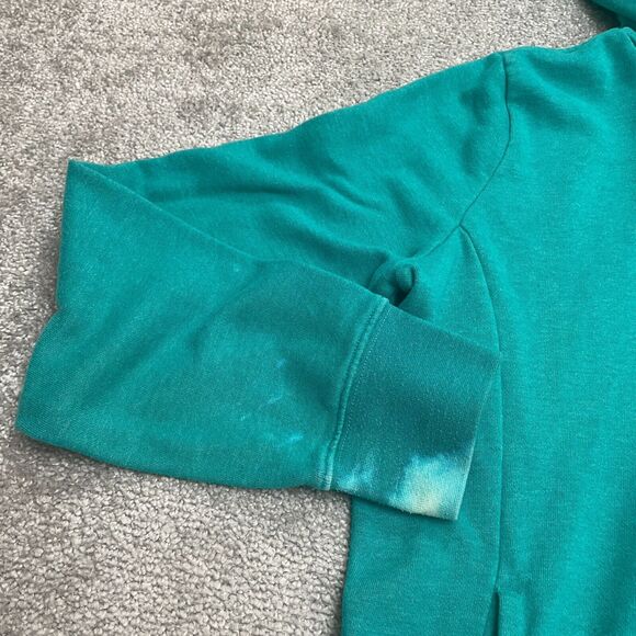 The North Face Pullover Hoodie Sweatshirt Womens Large Green Graphic Casual - Picture 11 of 15